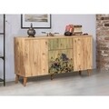 Set mobilier living 3 piese, comoda, comoda tv si masuta, Motto 727, Vella, atlantic pine