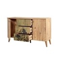 Set mobilier living 3 piese, comoda, comoda tv si masuta, Motto 727, Vella, atlantic pine