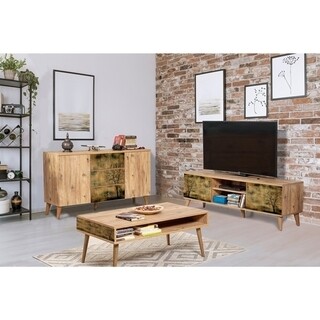 Atlantic Pine, Set mobilier living 3 piese