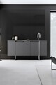 Set mobilier living, Bexley, Luxe, PAL, Antracit / Argintiu
