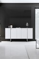 Set mobilier living, Bexley, Luxe, PAL, Alb / Argintiu