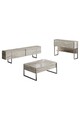 Set mobilier living, Bexley, Luxe Set, PAL, Travertin / Argint
