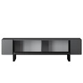 Comoda TV, Bexley, Yildiz, 180x50x30 cm, PAL, Antracit / Negru