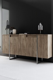 160x35x80 cm, Maro;Argintiu