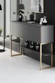 Dulap, Bexley, Luxe, 120x80x30 cm, PAL, Aur/Antracit