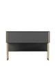 Dulap, Bexley, Luxe, 120x80x30 cm, PAL, Aur/Antracit