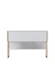 Dulap, Bexley, Luxe, 120x80x30 cm, PAL, Aur/Alb