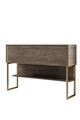 Dulap, Bexley, Luxe, 120x80x30 cm, PAL, Aur / Nuc