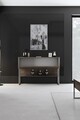 Dulap, Bexley, Luxe, 120x80x30 cm, PAL, Argint / Nuc