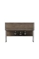 Dulap, Bexley, Luxe, 120x80x30 cm, PAL, Argint / Nuc