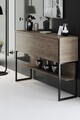 Dulap, Bexley, Luxe, 120x80x30 cm, PAL, Nuc negru