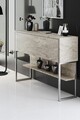 Dulap, Bexley, Luxe, 120x80x30 cm, PAL, Travertin / Argint