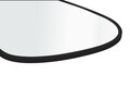 Oglinda decorativa, Lumisfera, Asymmetric Design 50 x 69, 50x69 cm, MDF, Negru
