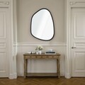 Oglinda decorativa, Lumisfera, Asymmetric Design 30 x 42, 30x42 cm, MDF, Negru