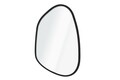 Oglinda decorativa, Lumisfera, Asymmetric Design 30 x 42, 30x42 cm, MDF, Negru