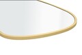 Oglinda decorativa, Lumisfera, Asymmetric Design 30 x 42, 30x42 cm, MDF, Auriu