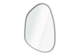 Oglinda decorativa, Lumisfera, Asymmetric Design 50 x 69, 50x69 cm, MDF, Argintiu