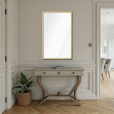 Oglinda decorativa, Lumisfera, Dune 50 x 70, 50x70 cm, MDF, Auriu