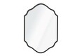 Oglinda decorativa, Lumisfera, Starlit 47 x 70, 47x70 cm, MDF, Negru