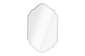Oglinda decorativa, Lumisfera, Starlit 30 x 45, 30x45 cm, MDF, Alb