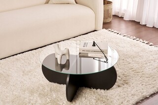 75x35x75 cm, Negru;Fumuriu