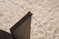 Masuta de cafea, Nordure, Clara, 75x40x75 cm, Sticla temperata , Lemn negru / Transparent