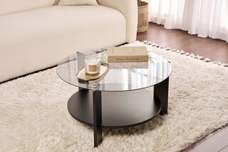 75x40x75 cm, Negru;Fumuriu