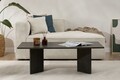 Masuta de cafea, Nordure, Sabin, 119x40x60 cm, PAL, Negru Lumiere