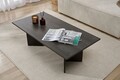 Masuta de cafea, Nordure, Sabin, 119x40x60 cm, PAL, Negru Lumiere