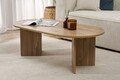 Masuta de cafea, Nordure, Sable, 119x40x60 cm, PAL, Stejar