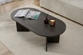 Masuta de cafea, Nordure, Sable, 119x40x60 cm, PAL, Negru Lumiere