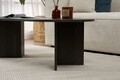 Masuta de cafea, Nordure, Sable, 119x40x60 cm, PAL, Negru Lumiere