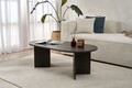 Masuta de cafea, Nordure, Sable, 119x40x60 cm, PAL, Negru Lumiere