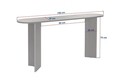Bufet, Nordure, Sira, 150x75x35 cm, PAL, Travertin