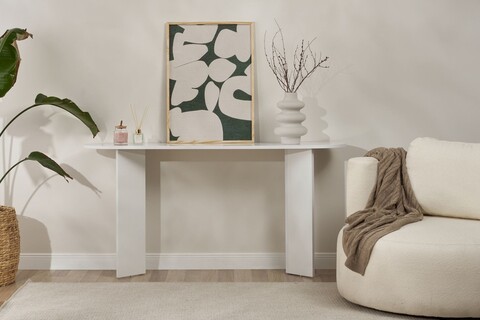 Bufet, Nordure, Sira, 150x75x35 cm, PAL, Alb