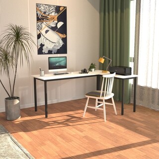 150x74 cm, Negru;Alb