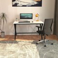 Birou, Caliente, Elite, 120x77x70 cm, PAL, Alb/Negru