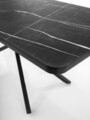 Masa extensibila, Nmobb, Falcon, 160x79x90 cm, PAL, Alb/Negru