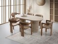 Masa, Nmobb, Hermes, 180x77x90 cm, PAL, Travertin