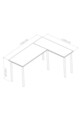 Corp biblioteca, Caliente, Mona 80, 80x175x30 cm, PAL, Negru / Pin Atlantic