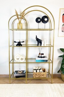 100x175x30 cm, Auriu;Transparent