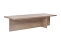 Masuta de cafea, Nordure, Harbor, 120x30x45 cm, PAL, Travertin