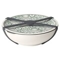 Tál fedővel ebédre, Villeroy & Boch, To Go Jade Dish L, vízzáró záródás, 800 ml, prémium porcelán / szilikon