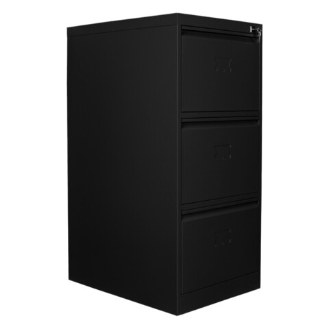 Dulap de dosare, Shelvoria, Js1021Sı, 47x102x62 cm, Otel, Negru