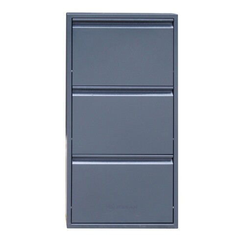 Pantofar, Shelvoria, Js1035, 50x103x15 cm, Otel, Gri deschis