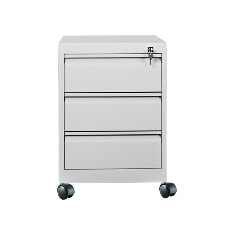 Dulap de depozitare cu incuietoare, Shelvoria, Js1019, 50x40x57 cm, Otel, Gri deschis