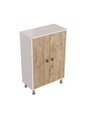 Dulap multifunctional, Estella, Melo, 59x91x30 cm, PAL, Pin Atlantic / Alb