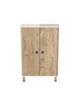 Dulap multifunctional, Estella, Melo, 59x91x30 cm, PAL, Pin Atlantic / Alb