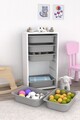 Dulap multifunctional, Estella, Bronz 6N, PAL, Alb/Gri