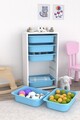 Dulap multifunctional, Estella, Bronz 6N, PAL, Alb/Albastru